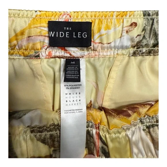 White House Black Market Floral Pajama Set - Yellow and Green - Picture 5 of 9